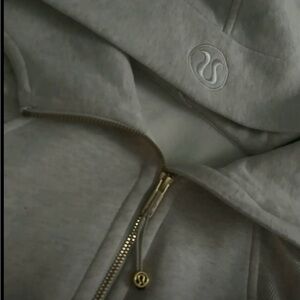 lululemon athletica Gray Zip-Up Hoodie